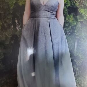 Studio 17 Silver Maxi Dress